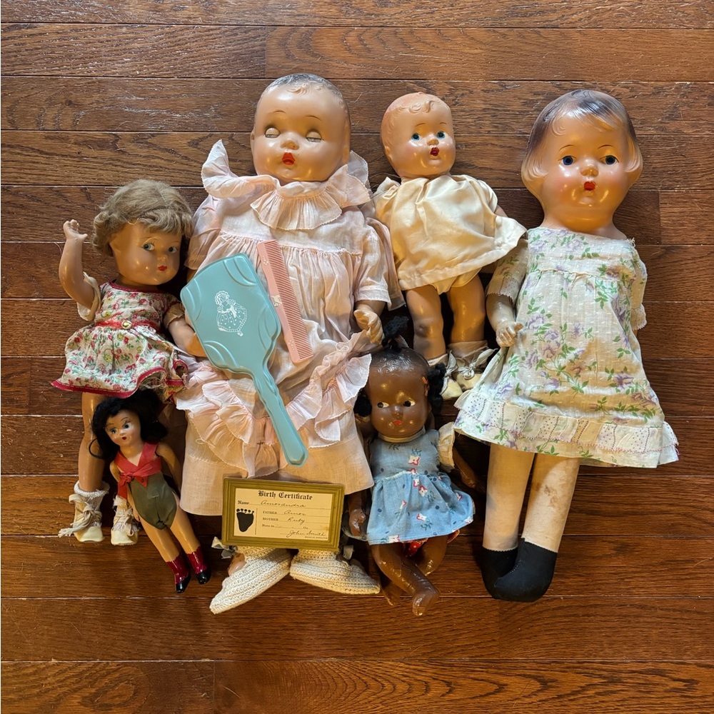 Vintage Doll Collection with Accessories